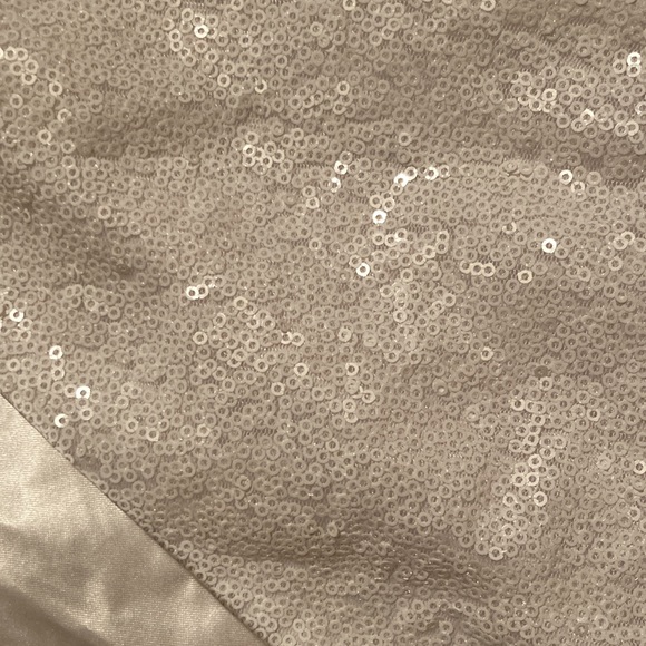 Fringe & Co. white sequin wide leg pants - Picture 2 of 6